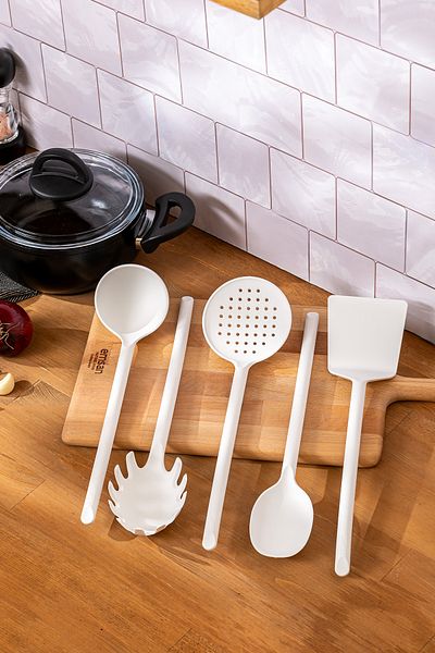 Emsan Fiesta White Serving Set - 5 Pieces