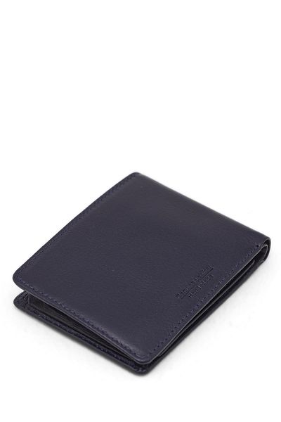 Deri Company Ανδρικό δερμάτινο πορτοφόλι Navy Blue - 113557
