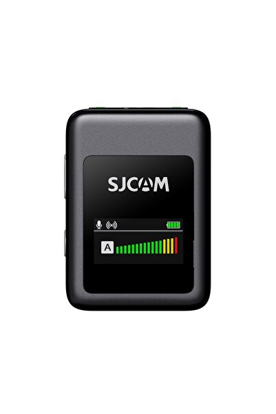 SJCAM M1 Profesyonel Kablosuz Yaka Mikrofonu (1TX 1 RX) 100db Tek Vericili Gürültü Engelleyici (s