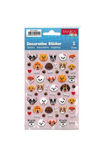 Tanex Kids Tnx-25044 Decorative Labels - Little Dogs Series - 1 Piece
