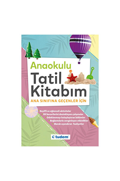 Tudem Yayınları Anaokulu Tatil Kitabım
