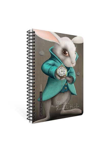 Gıpta Classica Spiral Hard Cover 17x24 120 Sheets Checked Notebook 6383