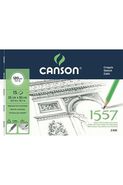 Canson 1557 Picture Block 120Gr 35X50 15Yp