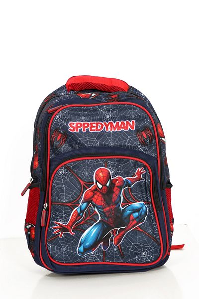 Moricha Boy's Black Speedy Printed Σετ Τριπλής Μολυβοθήκης, Πλάτης και Κουτί για Πρωτοβάθμια και Δευτεροβάθμια Εκπαίδευση