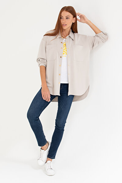 U.S. Polo Assn. قميص محبوك حجر المرأة 50267519 -VR049