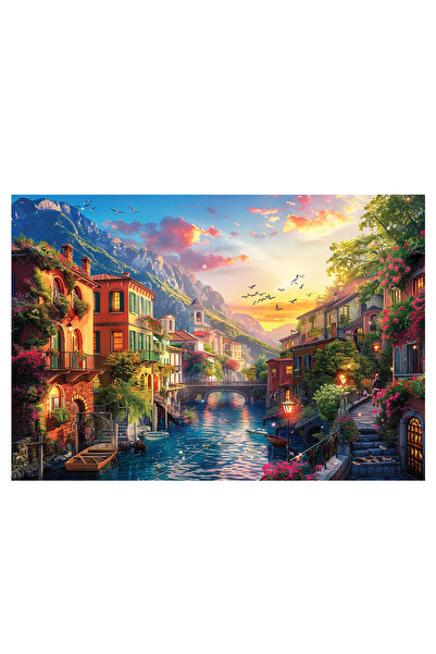 Anatolian Puzzle 2000 Piece Jigsaw Puzzle - Mediterranean Town 3969