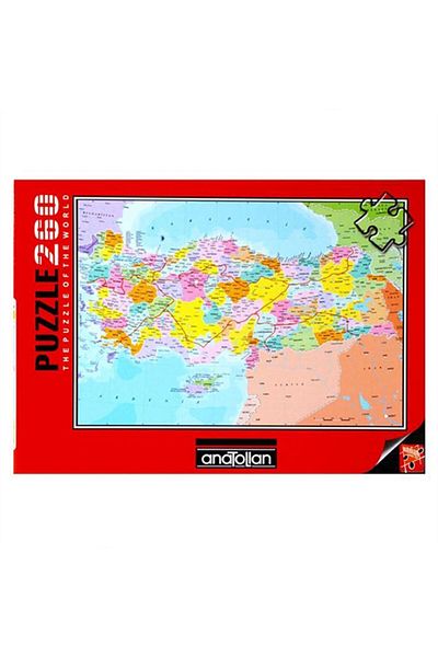 Anatolian Puzzle 260 Piece Türkiye Political Map 3269