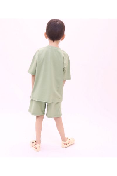 BALKABAĞI Athletic 65 Green Summer Kids Set (2-8 Years) Mtye0050
