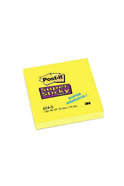 3M Post It Super Sticky Not Sarı 654s