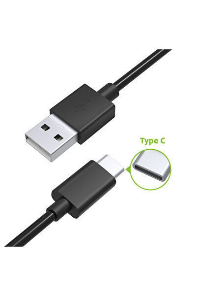 Omars Usb Type-c 3a Şarj Ve Data Kablosu - Siyah