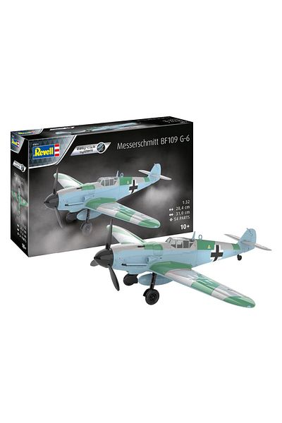 REVELL مجموعة ماكت ايزي كيت للطائرة ميشرشتيمت Bf109g-6 03653