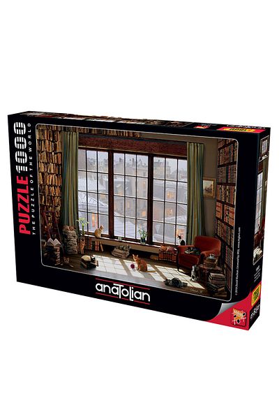 Anatolian Puzzle 1000 Piece Puzzle / Window Cats - Code: 1065