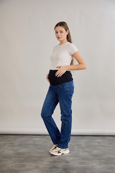Işşıl IŞŞIL 4557-Tub Leg Elestan Îmbrăcăminte Maternitate Blugi Pantaloni