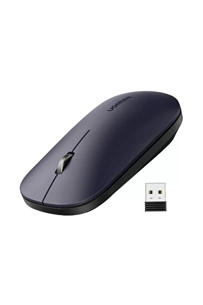Ugreen 2.4ghz Sessiz Tuşlu Kablosuz Optik Mouse Siyah