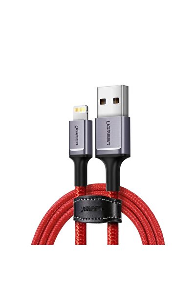 Ugreen Usb To Lightning Iphone Örgülü Data Ve Şarj Kablosu 1 Metre