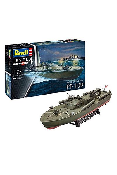 REVELL Pt-109 65147 Model Patrol Torpedo Boat Model Set