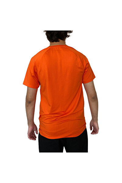 Merrell Tend Men's Orange Running T-Shirt Men's Running T-Shirt M3Tend