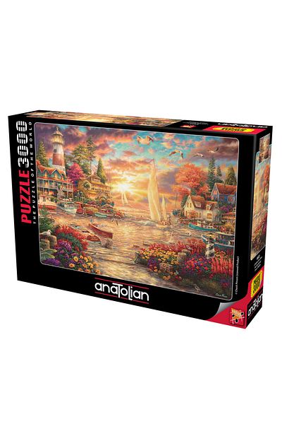 Anatolian Puzzle 3000 Piece Puzzle / Day End on the Limanda - Code: 4922
