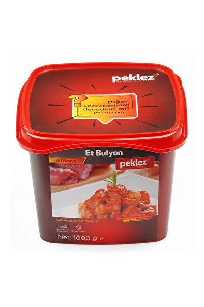 PEKLEZ Et Bulyon Intensive 1 kg - Konsantre Et Lezzeti için Hazır Toz Bulyon