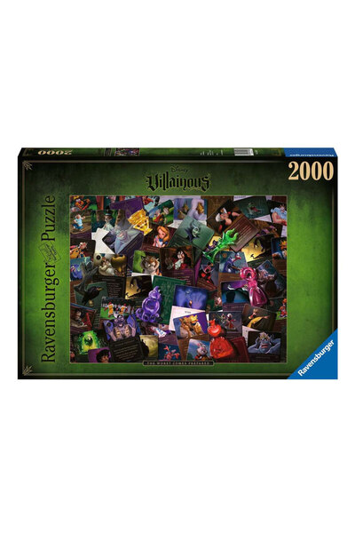 RAVENSBURGER 2000 Parça Puzzle WD Vill Karakterler 165063