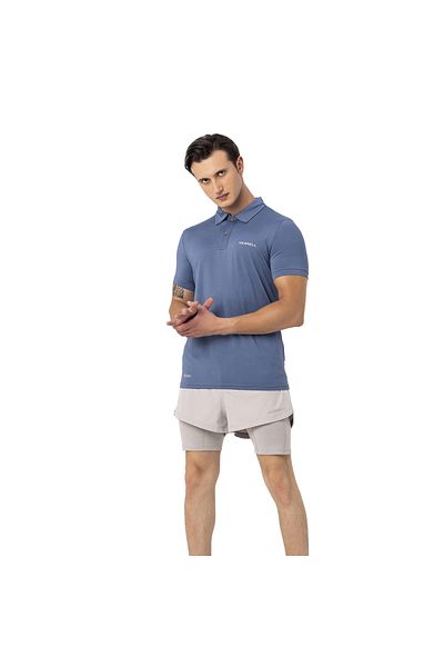 Merrell Pace Men's Blue Polo T-Shirt Men's Polo T-Shirt M4Pacem