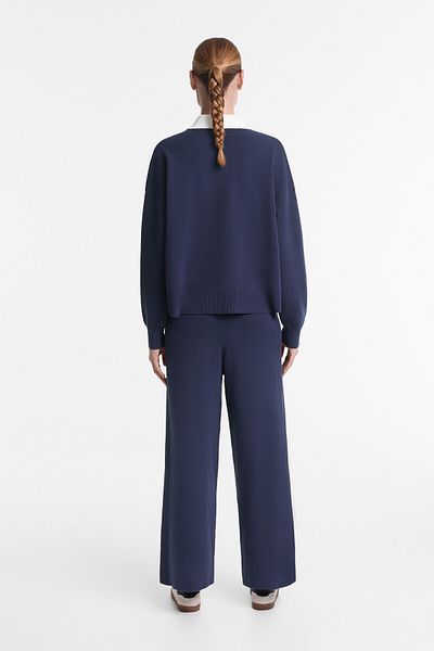 Oysho Knit sweater with a polo collar