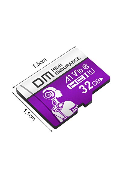 DM 32Gb Class 10 A1 V10 95Mb/S Micro Sd Memory Card
