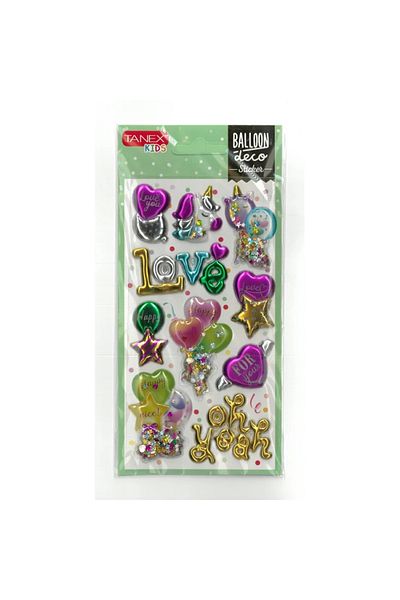 Tanex Tnx-26009 Balloon Puffy Label Series 9 - 1 Piece