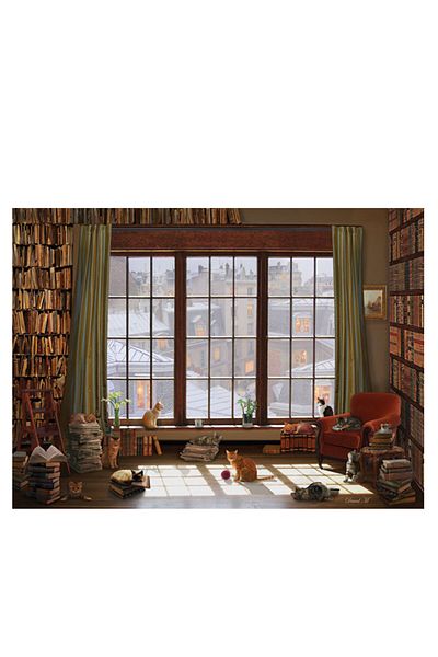 Anatolian Puzzle 1000 Piece Puzzle / Window Cats - Code: 1065