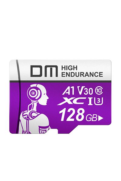 DM بطاقة ذاكرة 128 جيجابايت Klas 10 A1 V30 بسرعة 95 ميجابايت/ثانية Micro SD