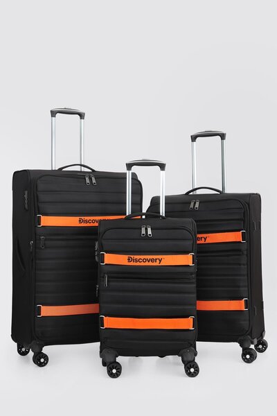 Discovery DSC 720 Kumaş 3 Lü Valiz Seti