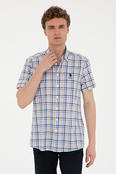 U.S. Polo Assn. قميص ساكس بأكمام قصيرة للرجال 50263883 -VR045