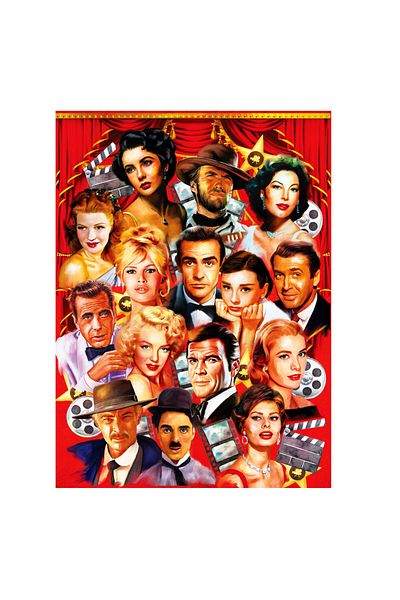 Anatolian Puzzle 1000 Piece Hollywood Stars 1154