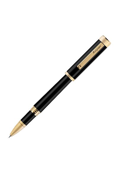 Montegrappa Black and Gold Colored Zero Roller Pen - Iszeiriy