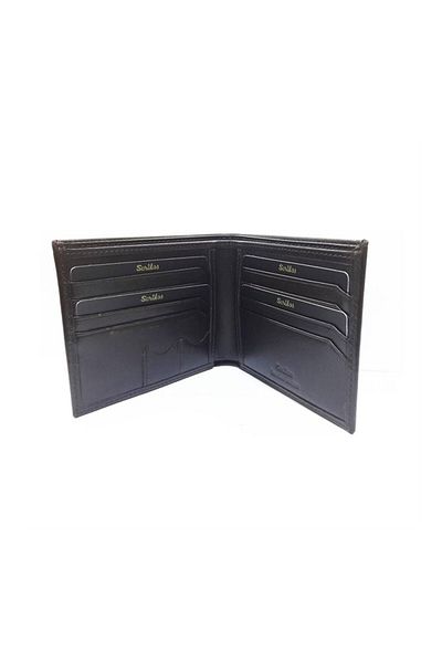 Scrikss Dr 3106 1 - Genuine Soft Leather Black Classic Wallet