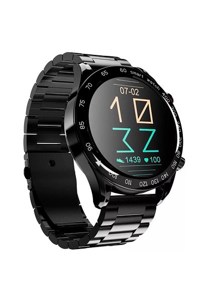 HiFuture Futurego Pro 34mm Black Smart Watch - Water Resistant Ip68