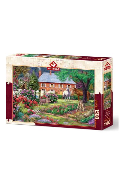 Art Puzzle 1500 Pieces Horse Garden 5397
