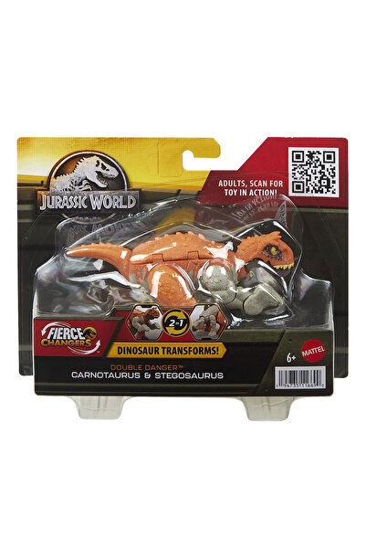 JURASSIC WORLD Değişim Serisi Çifte Tehlike Dinozor Figürleri Hlp05-hlp07