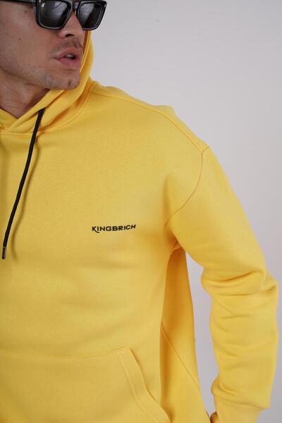 Butik TREND WE - Унисекс суитшърт от 3 нишки с качулка, джоб кенгуру и щампа