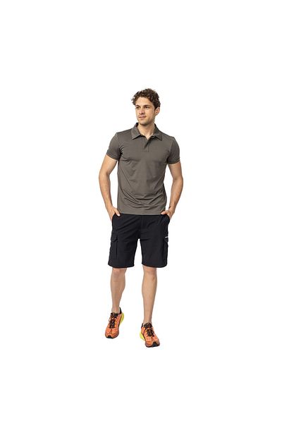 Merrell Μαύρο ανδρικό υφασμάτινο σορτς εξωτερικού χώρου - Claw
