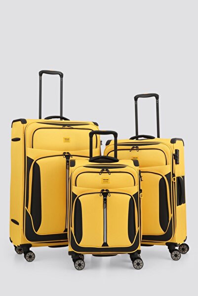 VERAGE GM23067W Kumaş 3 lü Valiz Seti