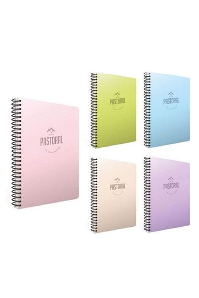Gıpta Pastoral Spiral PP Cover A4 120 Sheets Checkered Notebook 3248