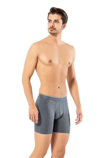 ERDEM İÇ GİYİM Erdem Smoked Cotton Elastane Long Boxer 1470