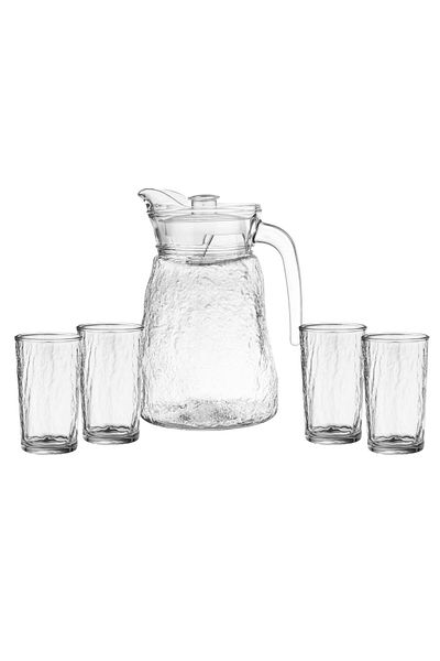 Dania A set of jacks and glasses, 5 pieces