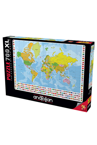 Anatolian Puzzle 700 XL Pieces World Political Map 2703