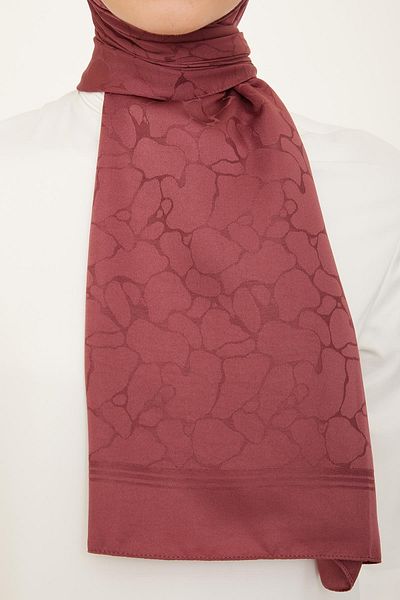 Armine Şal din safir jacquard - AT1SFR - 53 - Roşu Claret