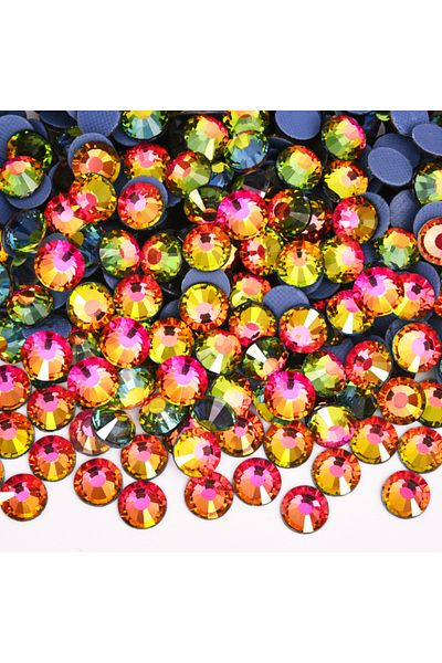 Gymo Κρυστάλλινη πέτρα SS16 (3,8-4mm) Rainbow (720 τεμάχια) με έξι επίπεδα σιδεράκια που κολλάνε με κορυφαία ποιότητα (Hotfix)