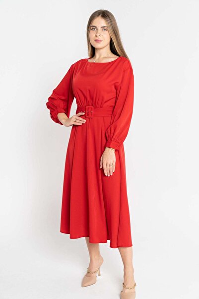 mica Long Sleeve Midi Dress