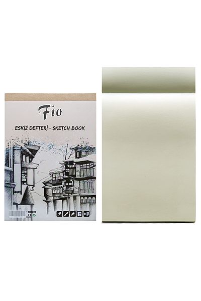 ACUTO Fio A4 Sketchbook with Pen Holder Sketching Set Charcoal Drawing Set Coloring Set Gel Pen Charcoal Pen