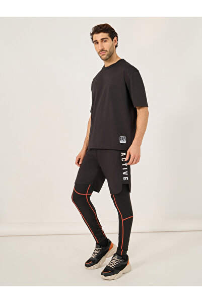 Styli Training Compression Tights with Contrast Stitch Detail